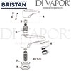 Bristan Jute Basin Taps 4 Litre Flow Limit Spares